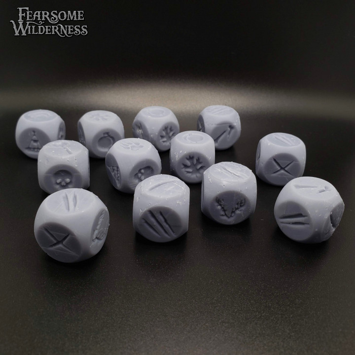 Fearsome Wilderness Dice and Tokens image