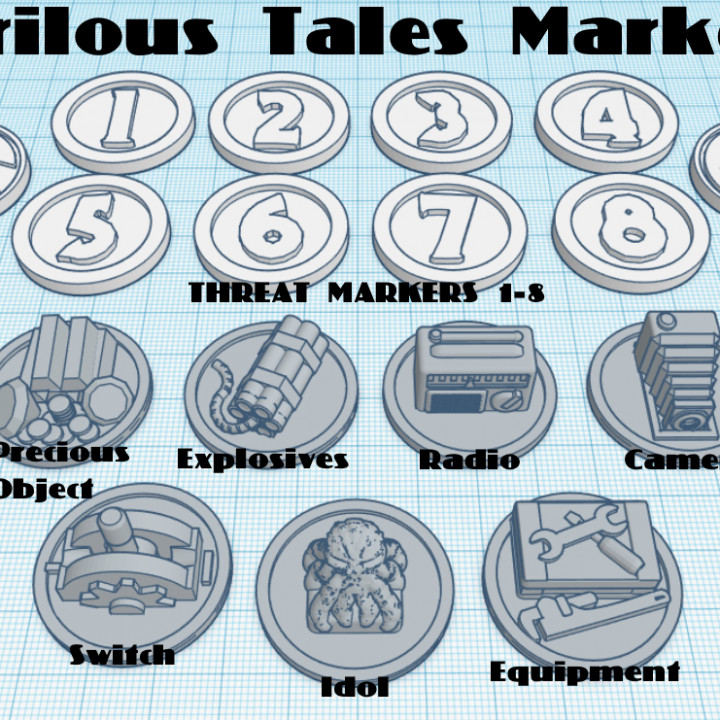 Perilous Tales - Game Tokens image