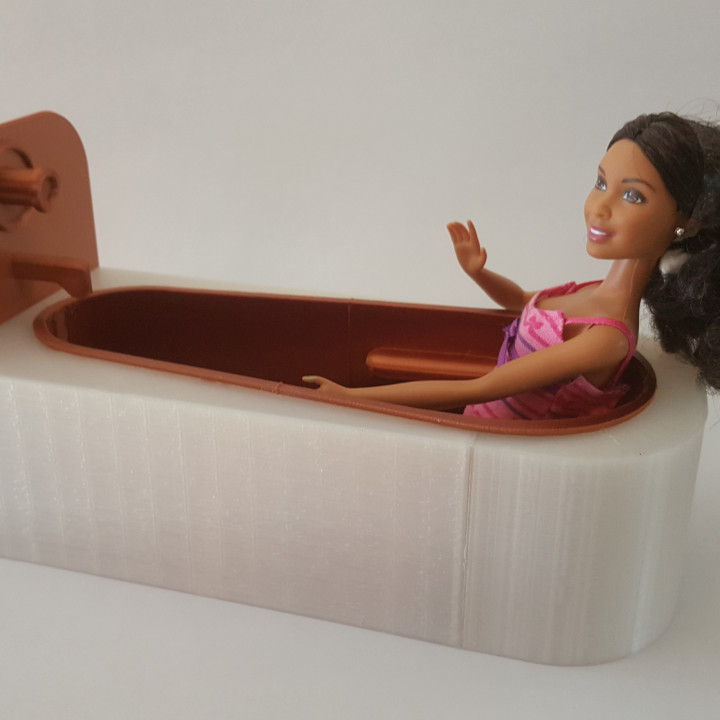 Quinns Barbie Bathtub image