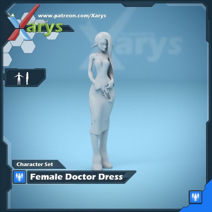 Female Doctor - Dress image