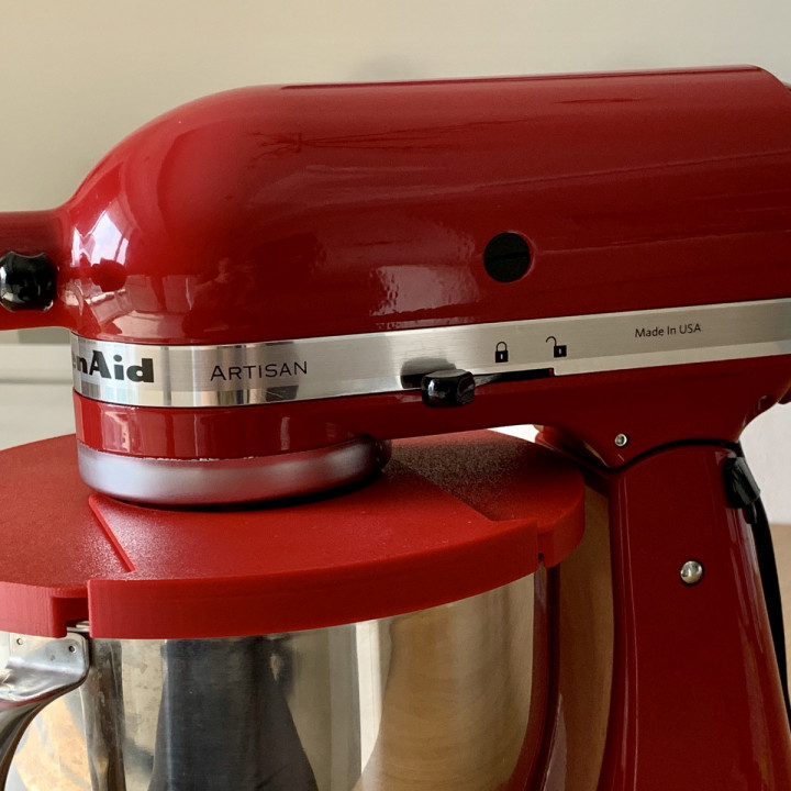 3D Printable KitchenAid splash guard by Gabor Penoff