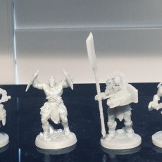 Picture of print of The Obsidian Orc Warband - Pre-Supported