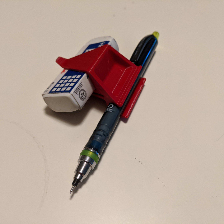 Journal Clip - Eraser & Pencil Holder image