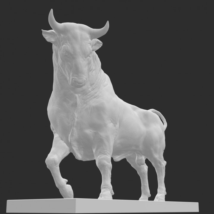 The bronze bull  by Zheng Min image