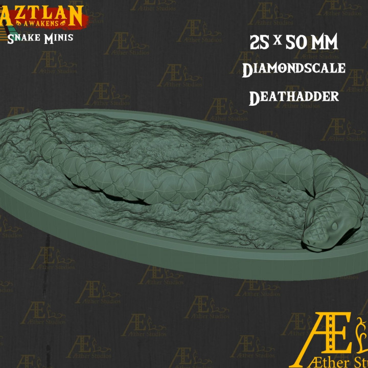 KS2AZM02 - Aztlan Snake Miniatures image