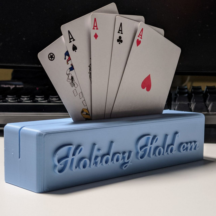 Holiday Hold'em Card Stand image