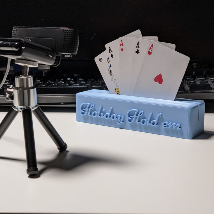 Holiday Hold'em Card Stand image