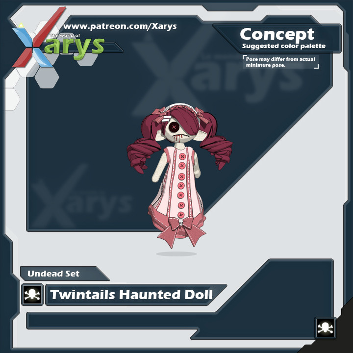 Twintails Haunted Doll image