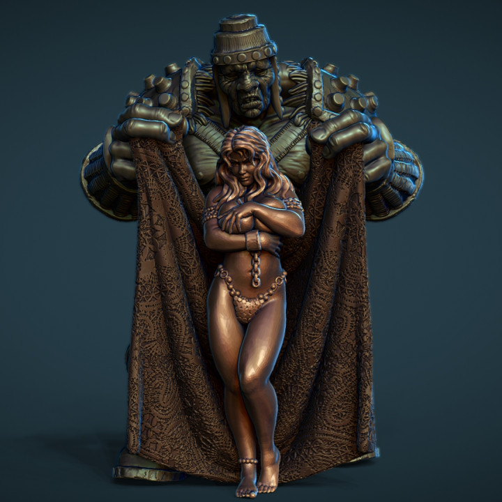 Slave girl kit with guardian giant image