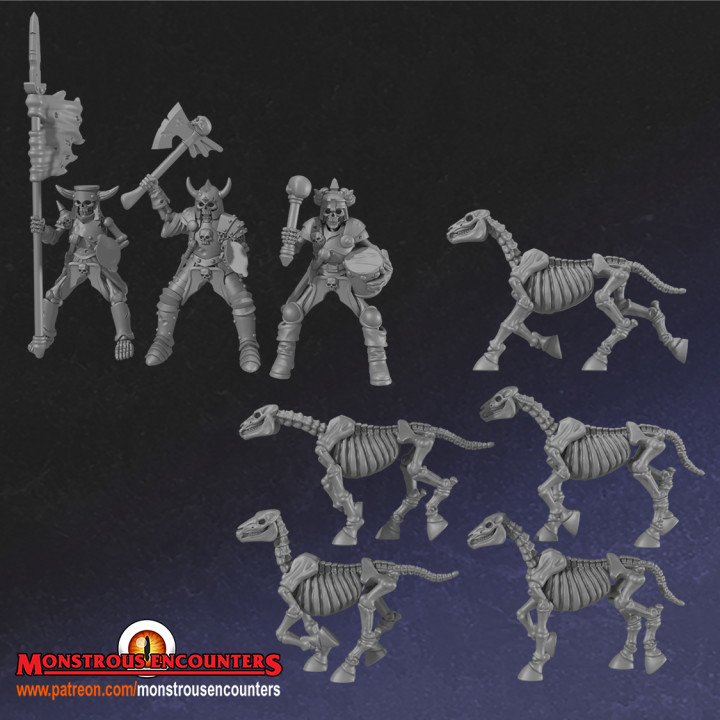 Skeleton Horsemen Unit image