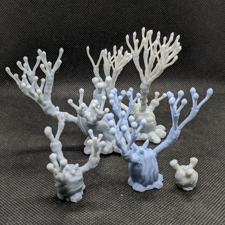 Triple Three Tree - fantasy miniature plants image