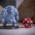 Armoured Bear Miniature - pre-supported print image