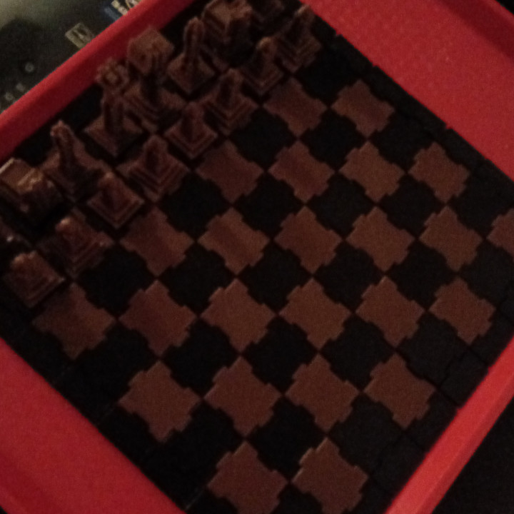 Interlocking Chess Board image