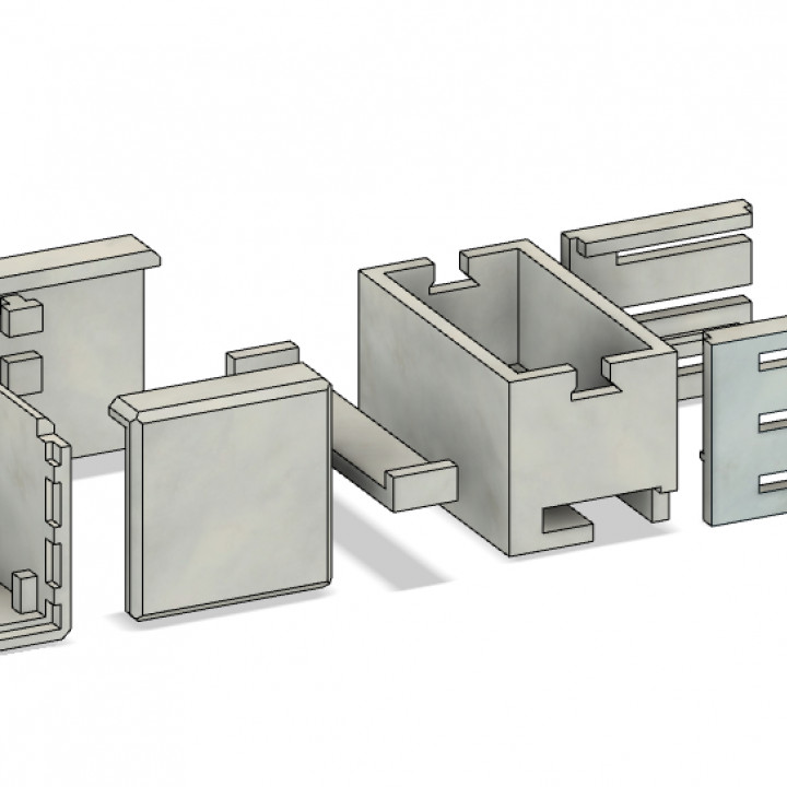 3D Printable Puzzle Box Easy to Print, Hard to Solve V1 by David