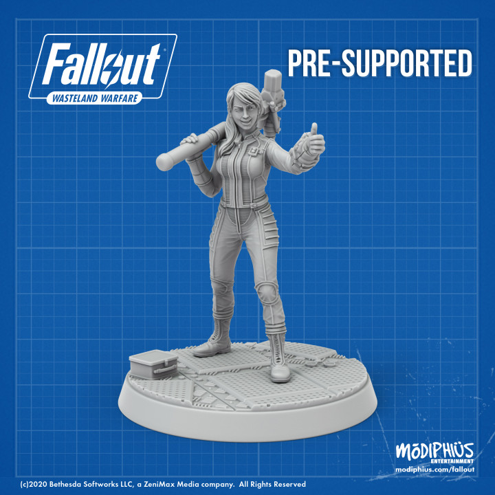 Vault-Tec Vault Girl - Fallout: Wasteland Warfare image