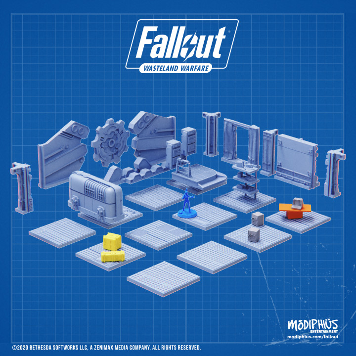 3D Vault Bundle & Vault Girl - Fallout: Wasteland Warfare image