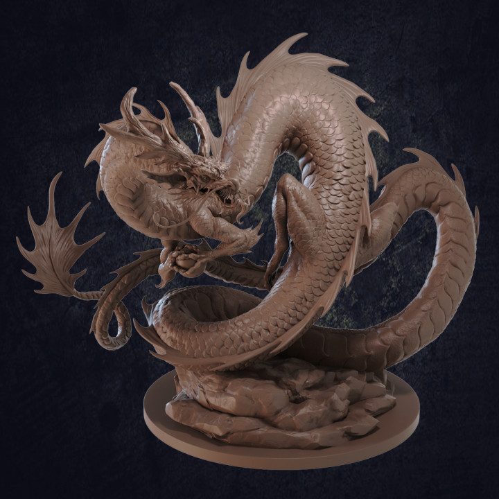 Asian Fire Dragon - Pre Supported image