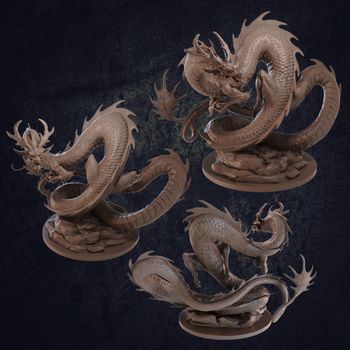 Asian Fire Dragon - Pre Supported image