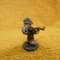 Picture of print of Dwarf Warrior D&D Mini (28mm)