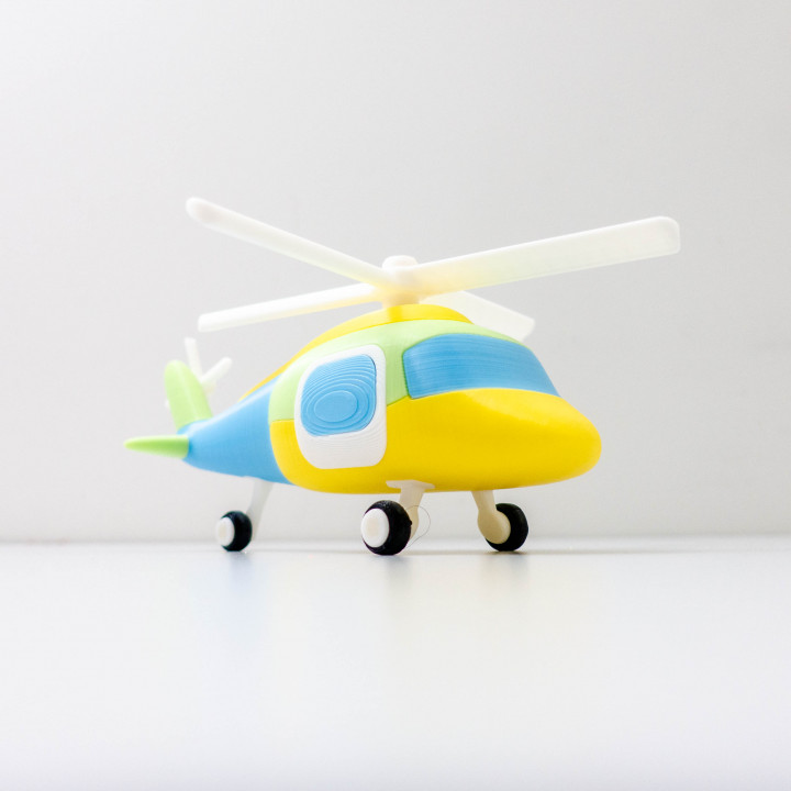Helicopter Toy Puzzle image