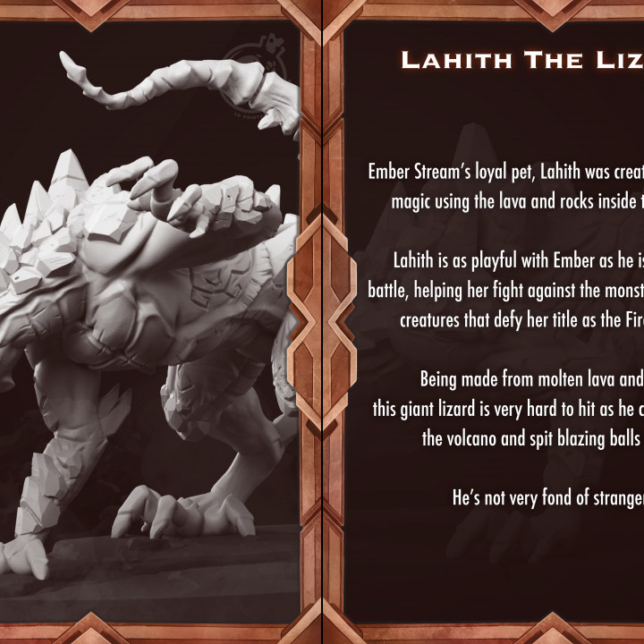 Lahith The Lizard (Pre-Supported) image