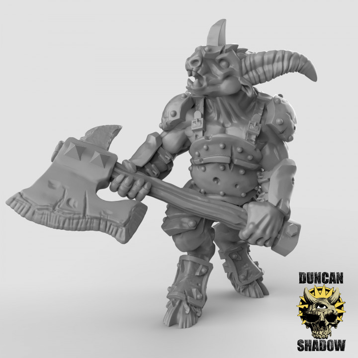 Armored Beastmen (pre supported)