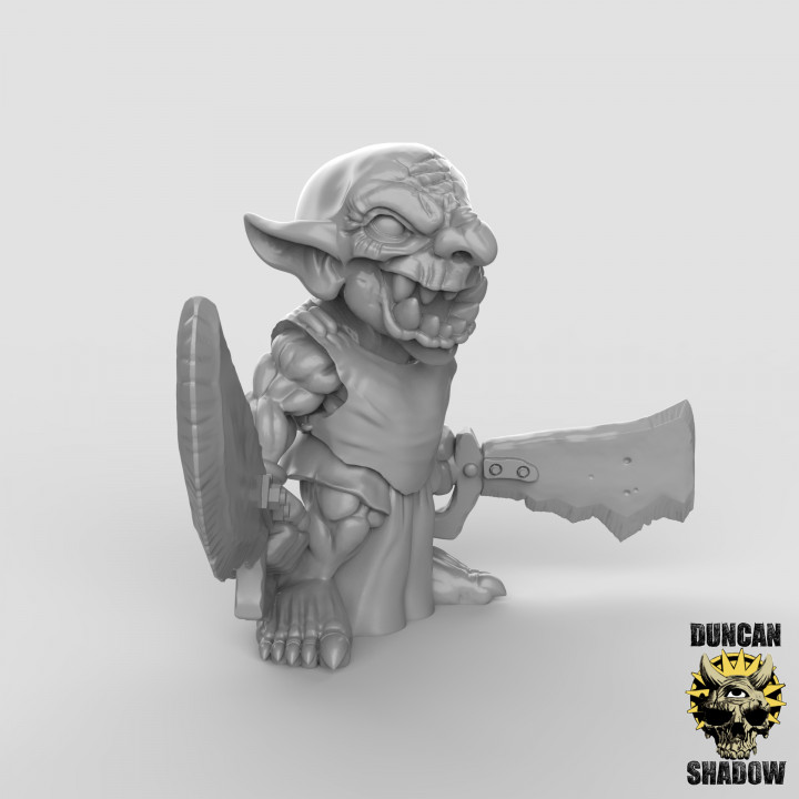 Goblins with hand weapons (pre supported) image