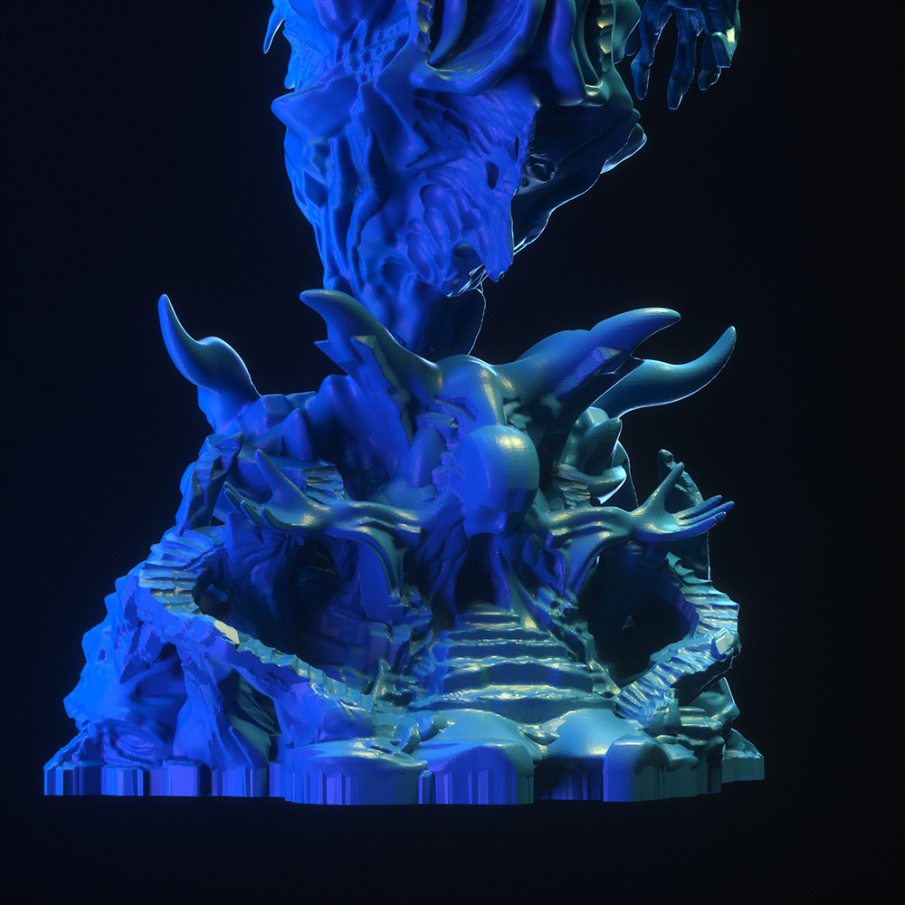 3D Printable Mordion - Devourer of Moons (Cosmic Horror) by