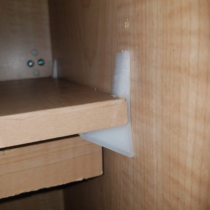 3D Printable Kitchen Shelf Peg by Pulo Ortega