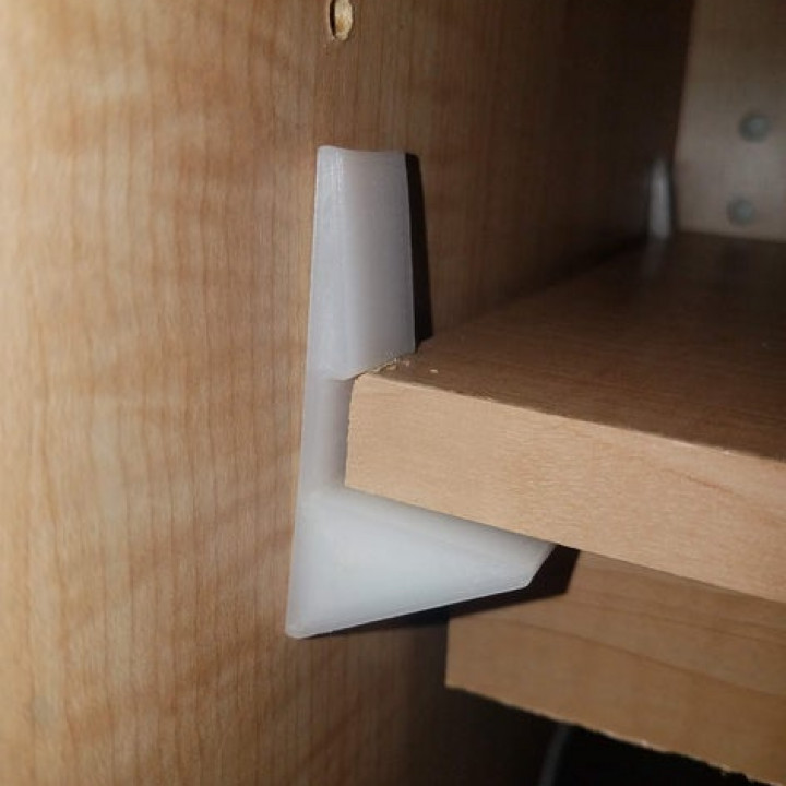 3D Printable Kitchen Shelf Peg by Pulo Ortega