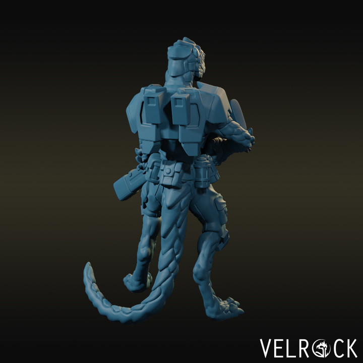 Reptilian Soldier Army image