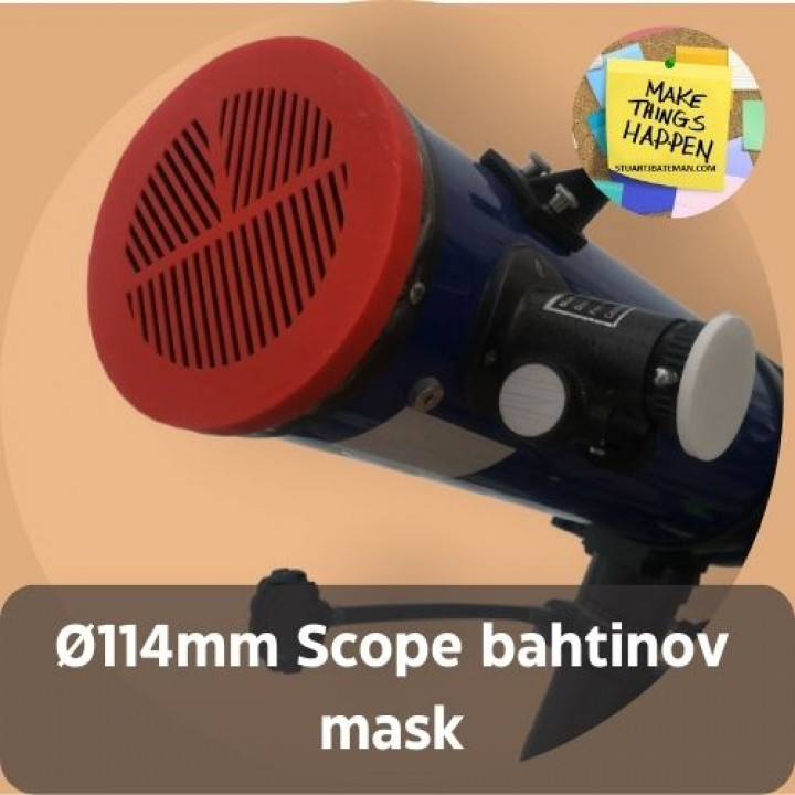 Ø114mm Bahtinov mask (designed for Arena telescope 900mm focal length) image