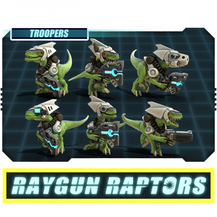 Raygun Raptors Complete Kickstarter Set image