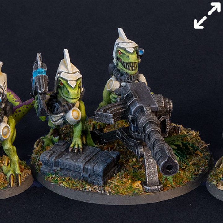 Raygun Raptors Complete army 3D / WARGAME / TABLETOP popular / 40K