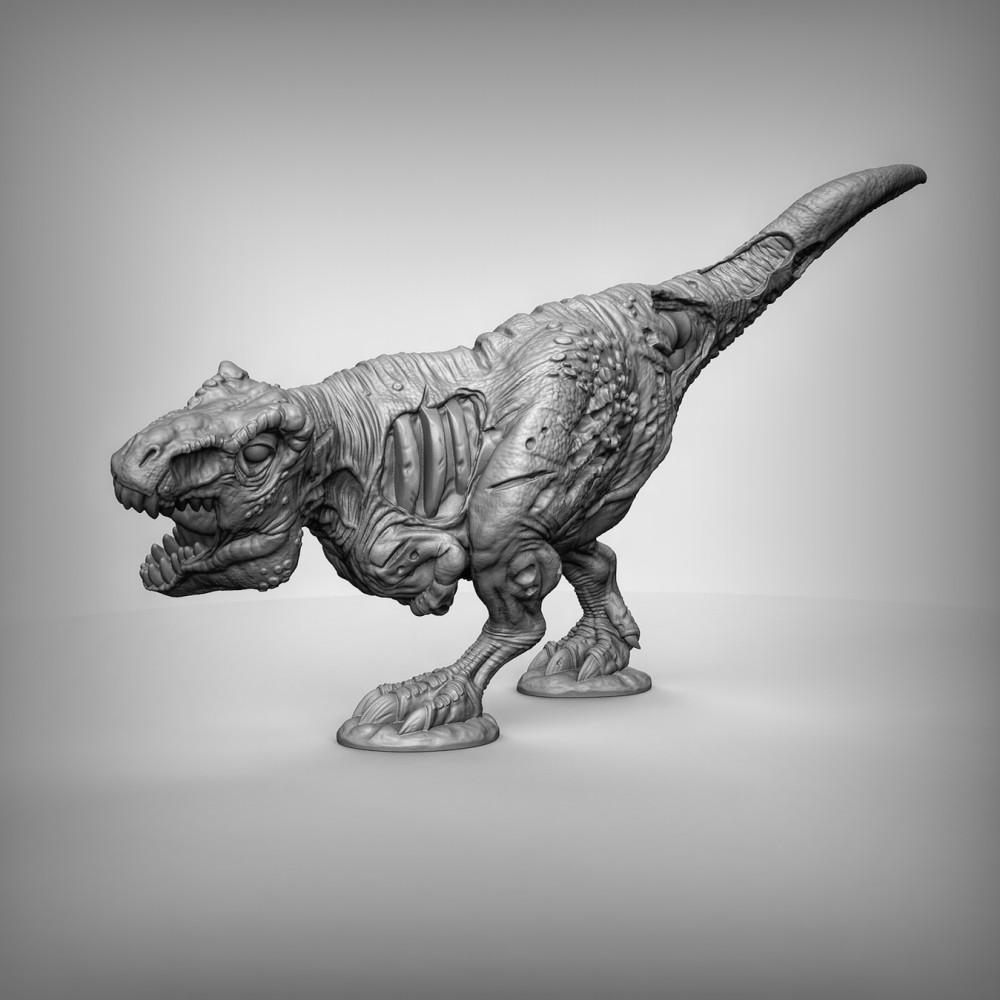 3D Printable Undead TRex by Duncan Shadow