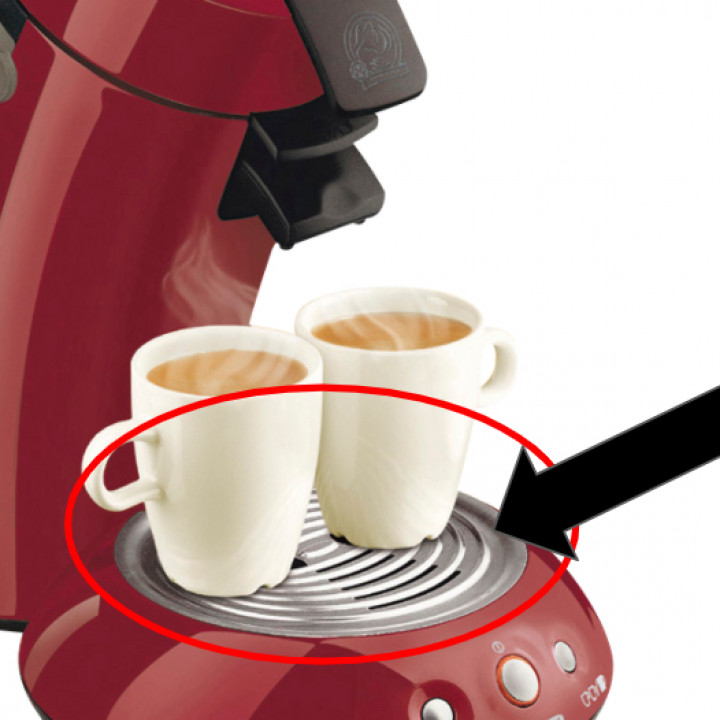 3D Printable Senseo Spare part by L.B.