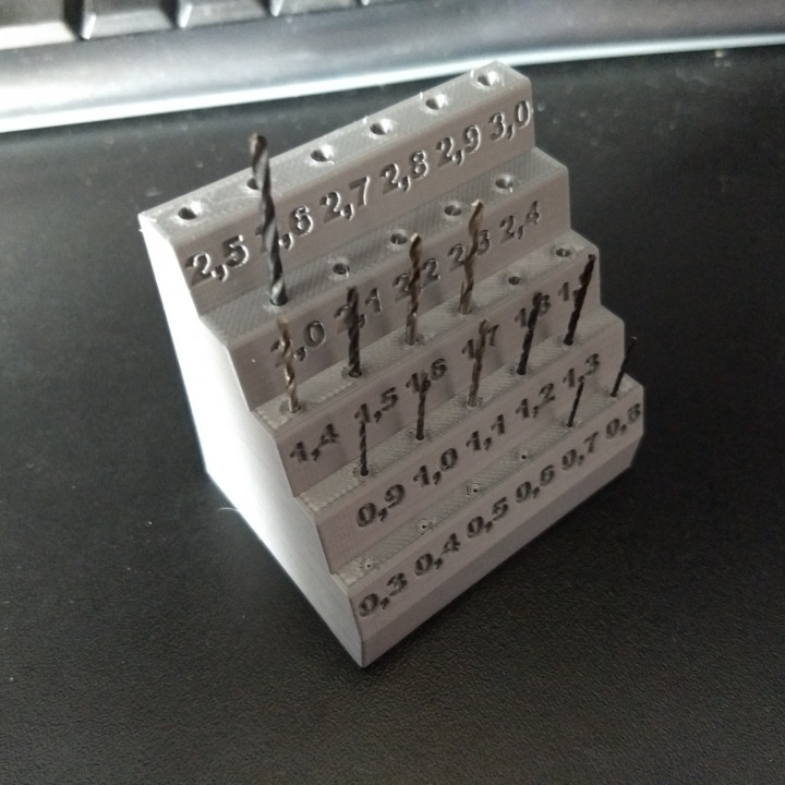3D Printable DRILL BIT HOLDER by Ignacio