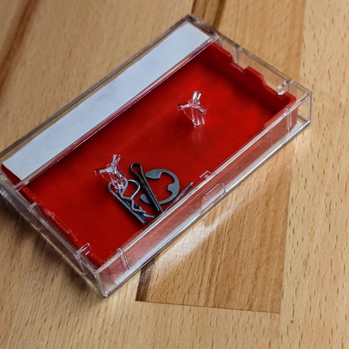 cassette case parts bins image
