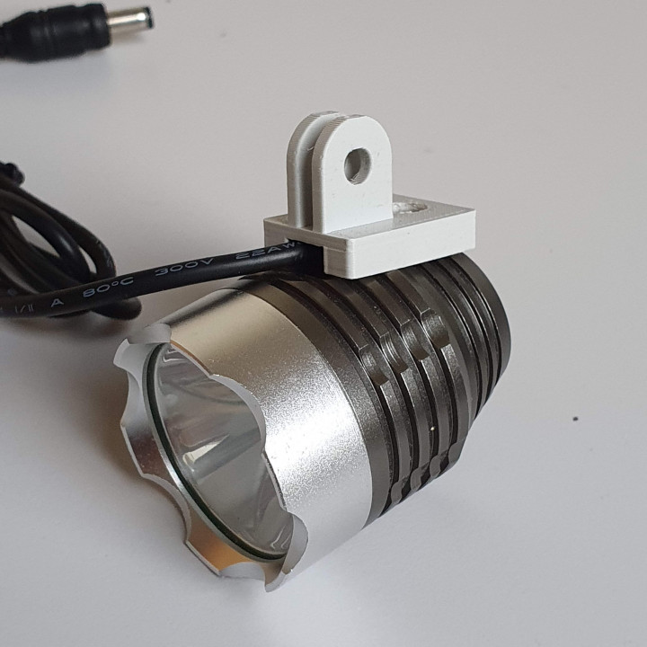 T6 LED Bike light fixture for GoPro image