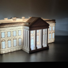 Picture of print of The White House (Lamp) - USA