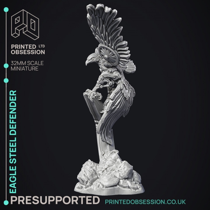 Eagle Steel Defender - Artificer Summon - PRESUPPORTED - 32mm Scale image