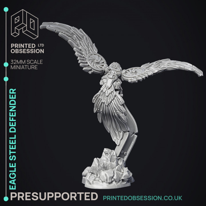 Eagle Steel Defender - Artificer Summon - PRESUPPORTED - 32mm Scale image