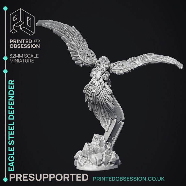 Eagle Steel Defender - Artificer Summon - PRESUPPORTED - 32mm Scale