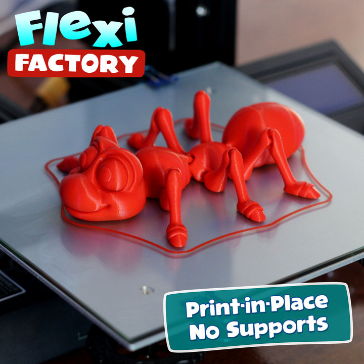 Cute Flexi Print-in-Place Ant image