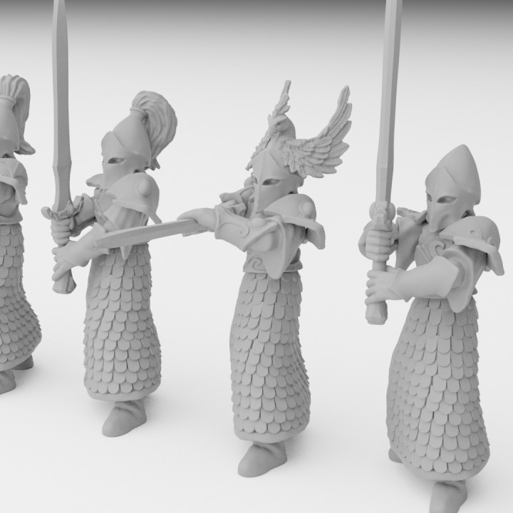 Elf Swordmaster Miniatures (28mm, modular) image