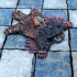 Owlbear skin rug print image