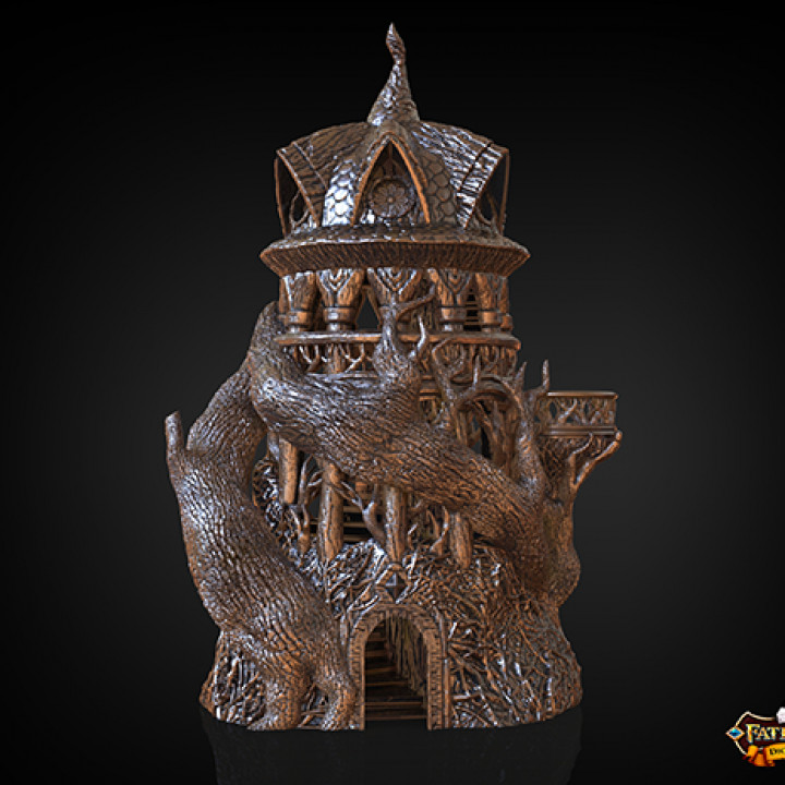 Druid Dice Tower - SUPPORT FREE! image