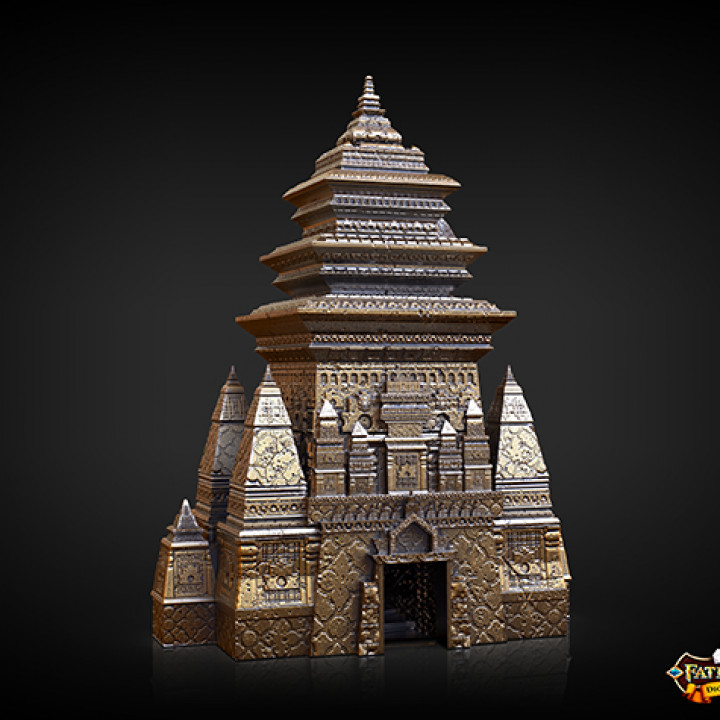 Monk Dice Tower - SUPPORT FREE! image