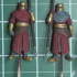 FREE – Night’s Cult Follower with Spear - Pose 1 – 3D printable miniature – STL file print image