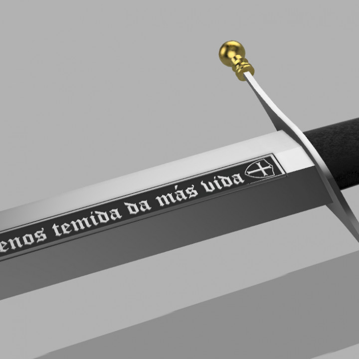 Espada Pedro Valdivia serie "Inés del Alma Mía" image